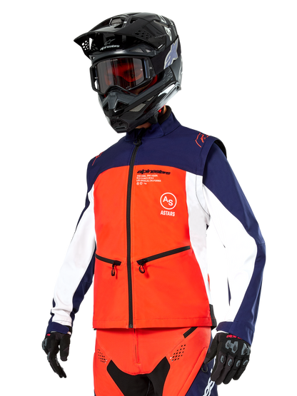 Alpinestars Lite-Dura Softshell Jas – Marine warm oranje wit