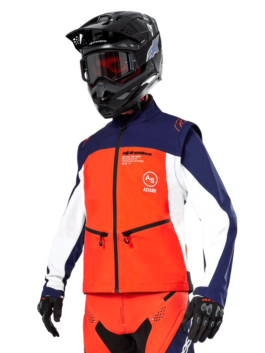 Alpinestars Lite-Dura Softshell Jas – Marine warm oranje wit