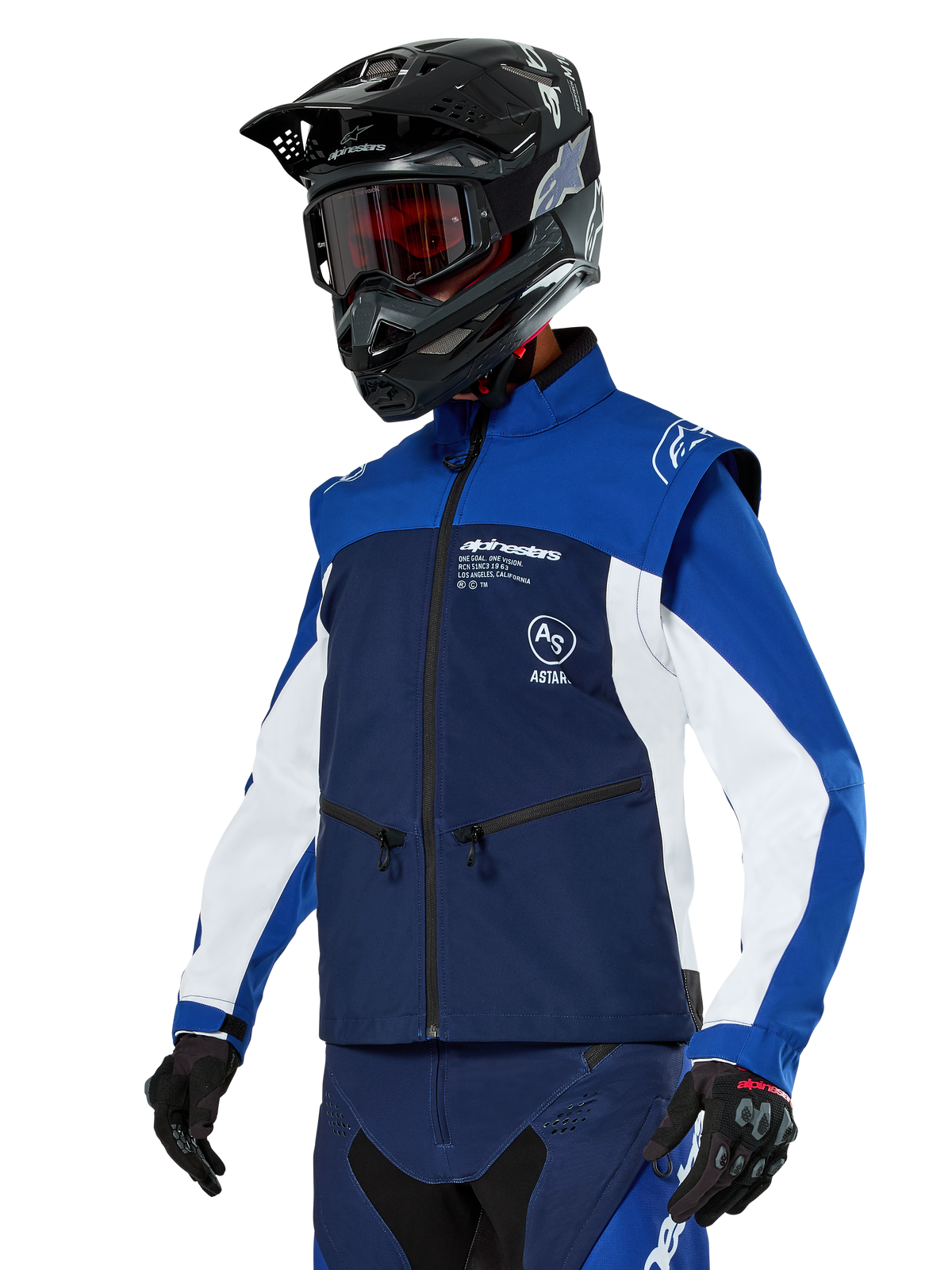 Alpinestars Lite-Dura Softshell Jas – Marine helderblauw wit