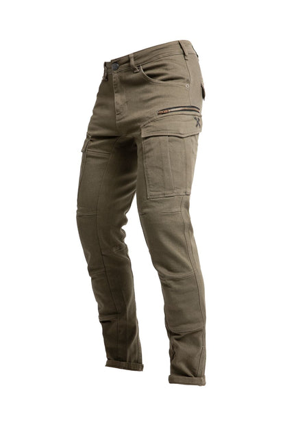 JOHN DOE Defender Mono motorbroek olijfgroen 32/32