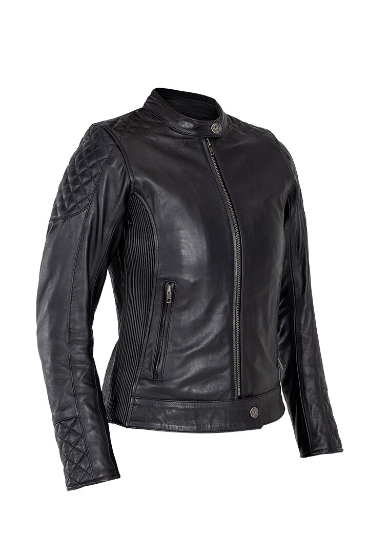 JOHN DOE Adina leren damesjas zwart XS