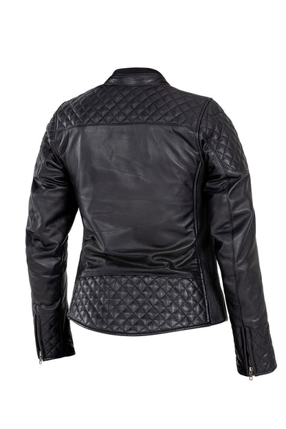 JOHN DOE Adina leren damesjas zwart XS