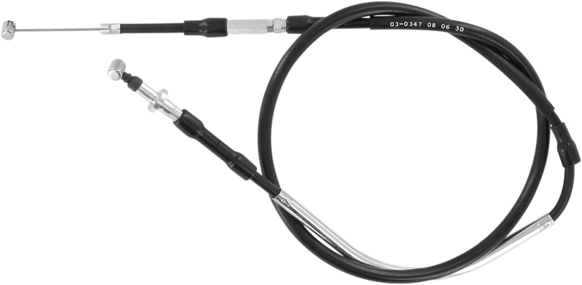 MOTION PRO koppelingskabel met zwarte vinyl buitenmantel — voor o.a. KAWASAKI KX 250 F (2004) - MxProStoreParts