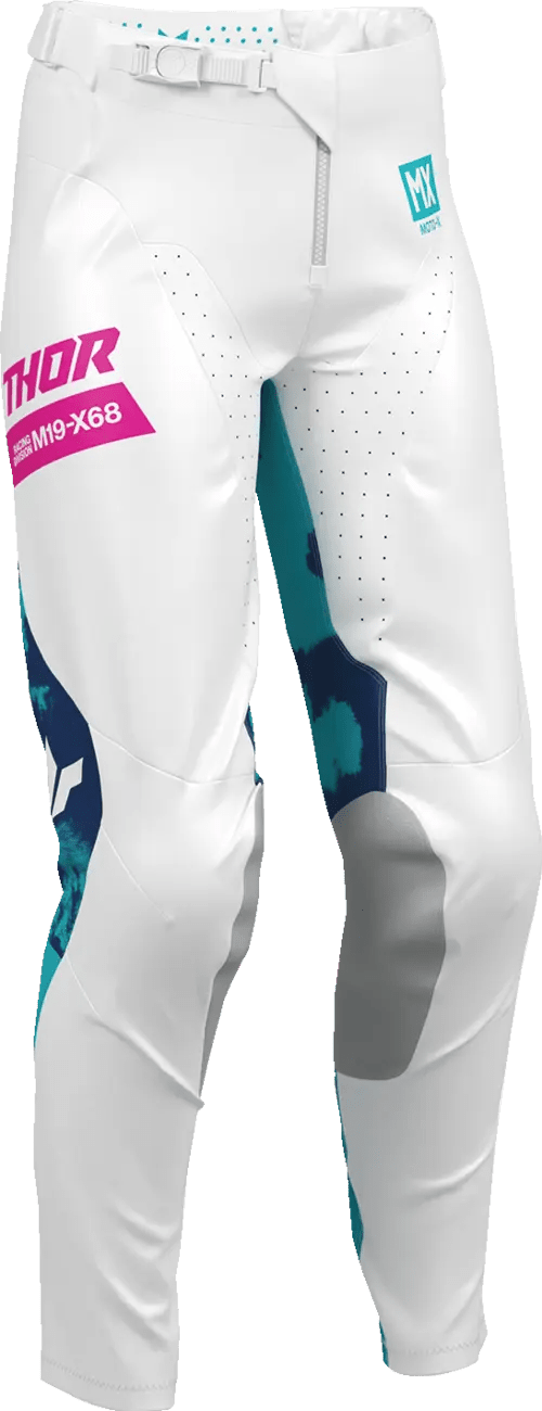 THOR Launchmode Bleach dames crossbroek – Roze/Wit/Aqua