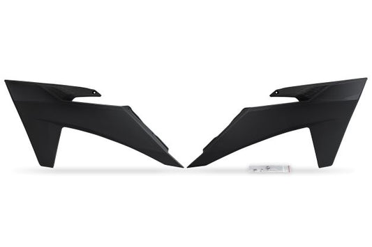UFO Radiator covers SX/SX-F 125-450 23-24 EXC/F 24-.. Black 001