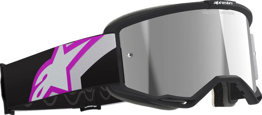 Alpinestars Vision 5 Corp LT Goggle – Gray/Purple / Mirror Silver