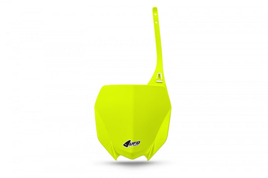 UFO Front numberplate YZ250F 19-23 YZ450F 18-22 Fluo Yellow DFLU