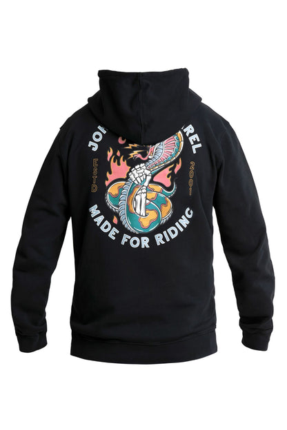 JOHN DOE Snake II capuchontrui voor heren – zwart, maat S - MxProStoreParts