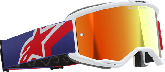 Alpinestars Vision 5 Corp Goggle – Red/Purple / Mirror Red