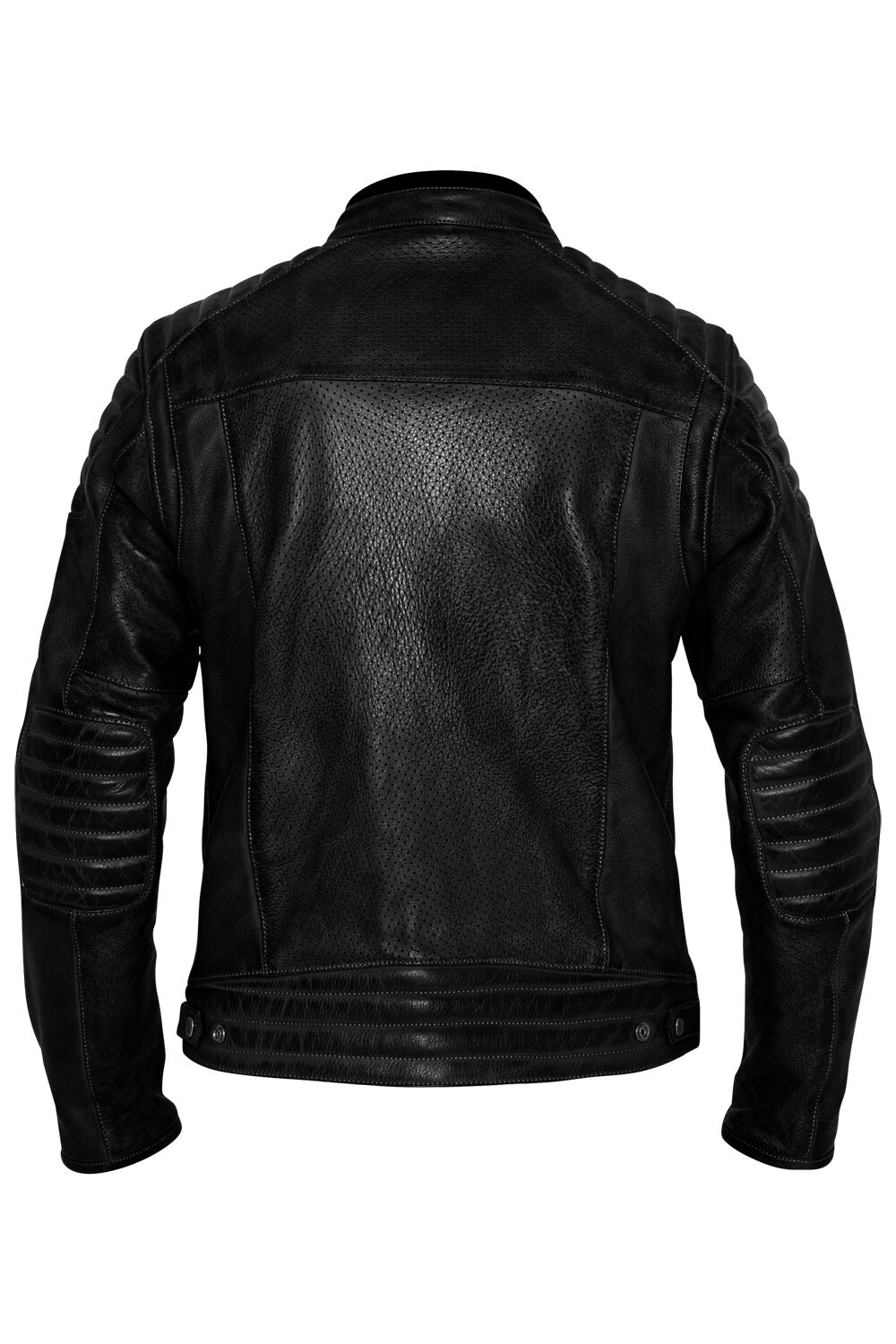 JOHN DOE Storm leren herenjas zwart 2XL