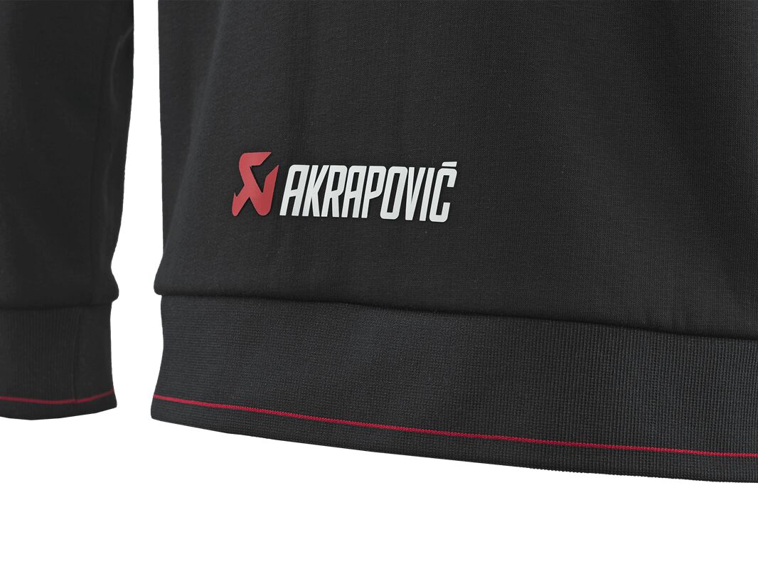 AKRAPOVIC Corpo damesvest met capuchon, zwart, maat M