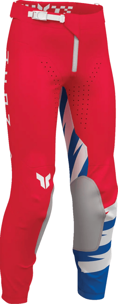 THOR Launchmode Shockie jeugd crossbroek – Zwart/Blauw/Rood/Wit