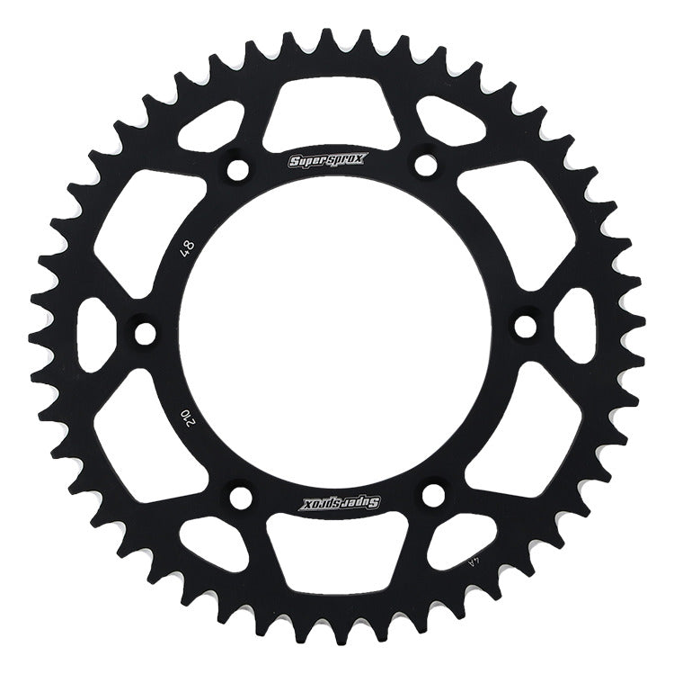 Supersprox Rear Sprocket Alu RAL-210:48 Black – RAL-210:48-BLK