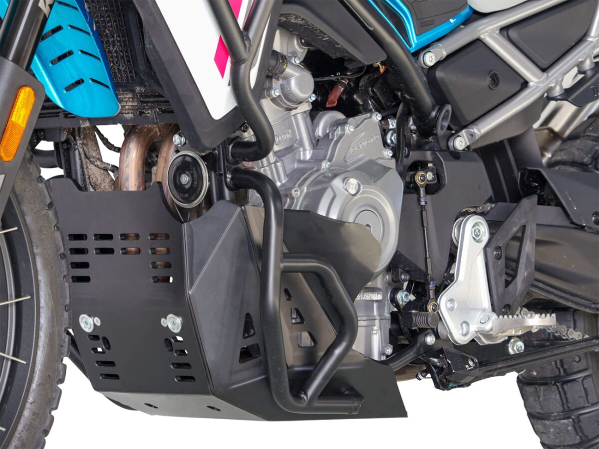 ADV SKID PLATE CFMOTO MT450 BK Adventure Skid Plate HDPE 8mm — voor CFMOTO MT 450 ABS (2024–2026) - MxProStoreParts