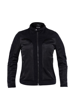 JOHN DOE Aero Mesh damesmotorjas zwart maat S