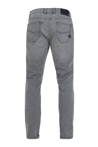 JOHN DOE Pioneer Mono motorbroek lichtgrijs, maat 38/34