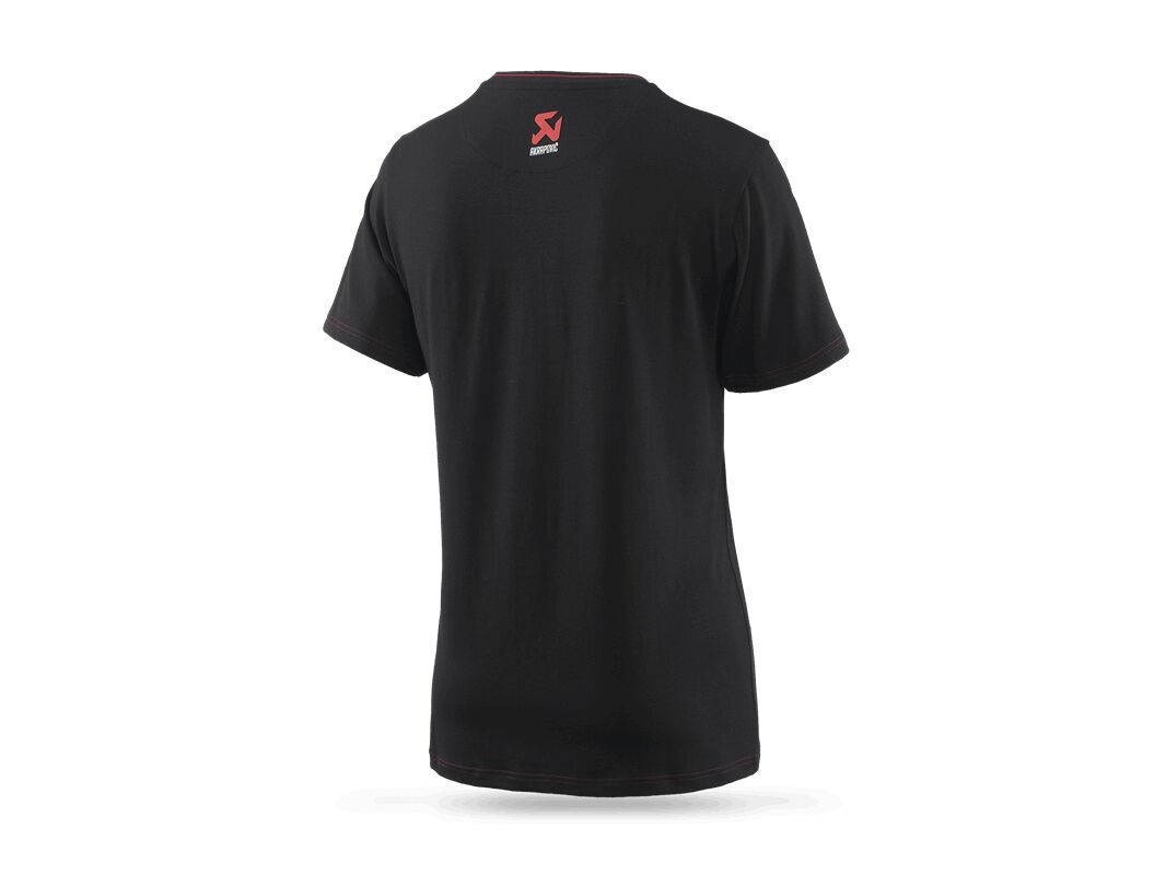 AKRAPOVIC Corpo heren-T-shirt zwart maat L