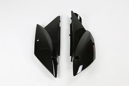 UFO Side number plates KLX110 10- Black 001