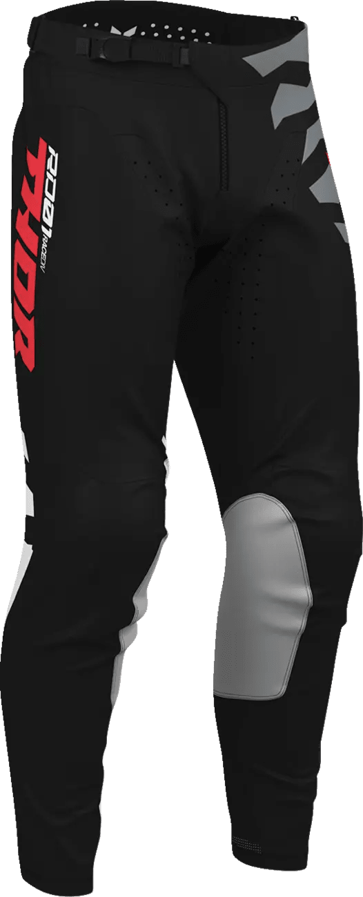 THOR Launchmode Shredder crossbroek – Zwart/Grijs/Rood/Wit