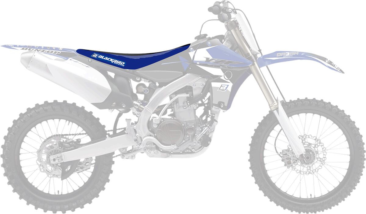 BLACKBIRD RACING Double Grip 3 zadelhoes zwart/blauw — voor YAMAHA YZ 450 F (2010–2013) - MxProStoreParts