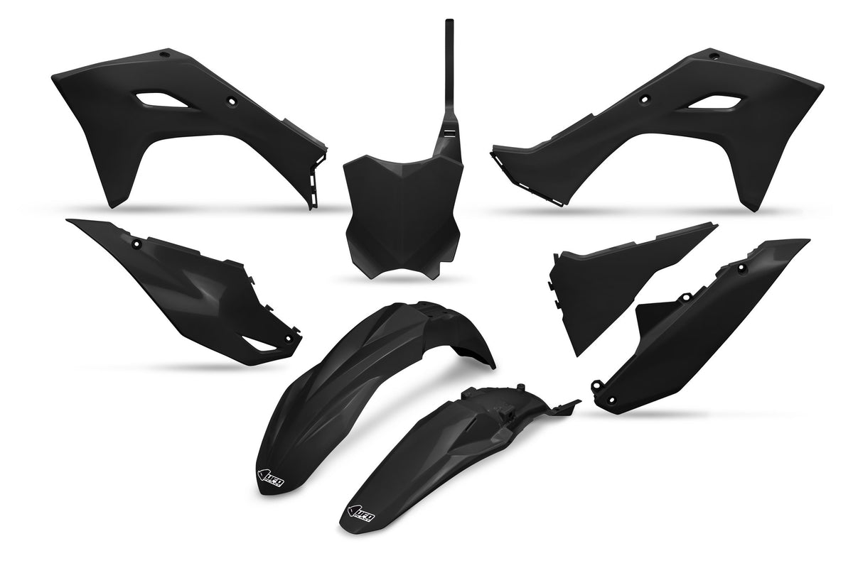 UFO Plastic kit 5-parts Black KX250F 25-.. KX450F 24-..