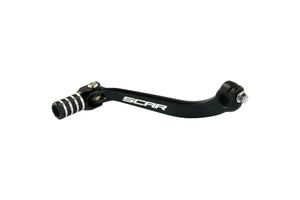 SCAR RACING schakelpedaal van gesmeed aluminium met opklapbare schakeltip — voor SUZUKI RM-Z 250 (2008–2026)