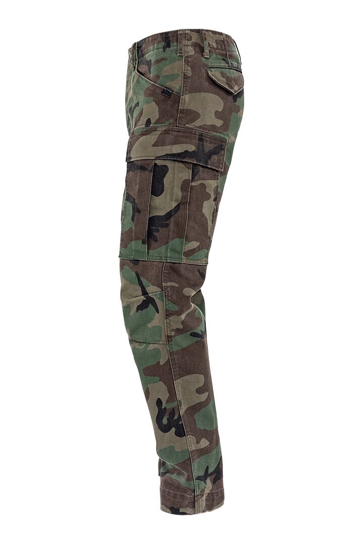 JOHN DOE Regular Cargo Mono herenbroek, camouflagegroen, maat 32/32 - MxProStoreParts