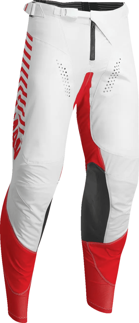 THOR Hallman Differ Slice crossbroek – Wit/Rood/Donkergrijs