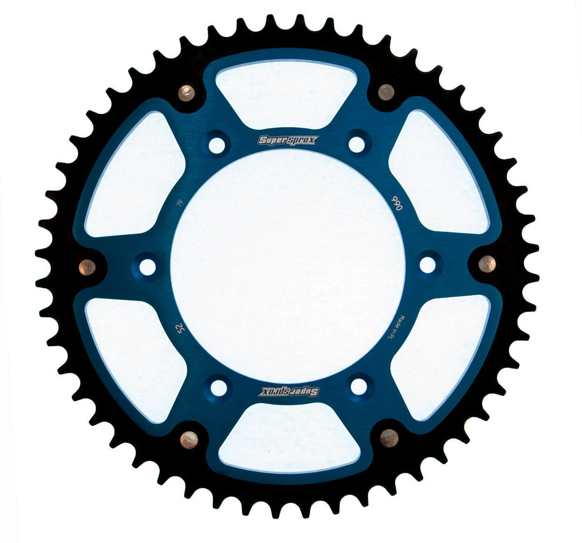 Supersprox Stealth Rear sprocket Blue – RST-990:52-BLU