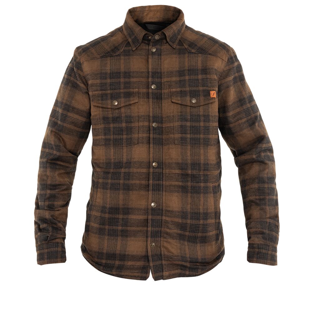 JOHN DOE Motoshirt herenjas bruin 3XL - MxProStoreParts