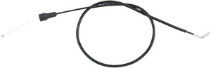 MOTION PRO gaskabel voor trekbediening met zwarte vinyl buitenmantel — voor o.a. SUZUKI RM 125 (1982–2011)