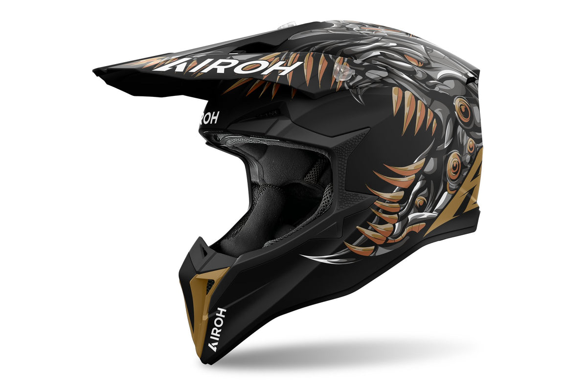 Airoh Helmet Wraaap Cyborg Matt