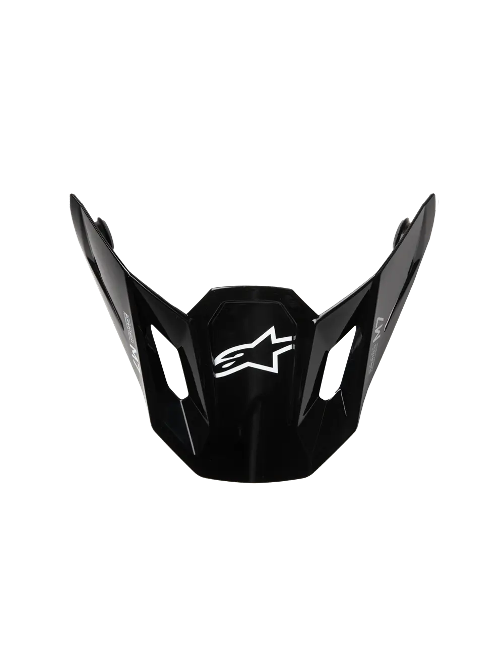 Alpinestars S-M7 Solid helmklep – Zwart glanzend