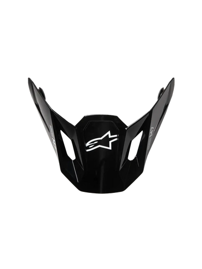 Alpinestars S-M7 Solid helmklep – Zwart glanzend