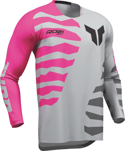 THOR Launchmode Shredder crossshirt – Zwart/Grijs/Fuchsia