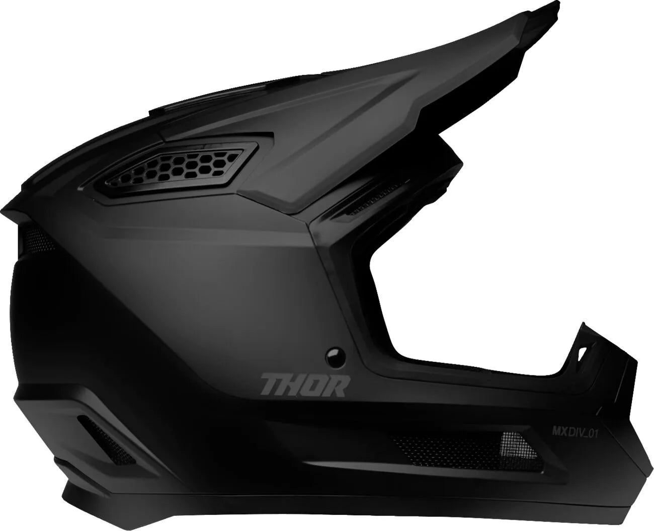 THOR Fleet Blackout Helm Matte XL Schwarz - MxProStoreParts