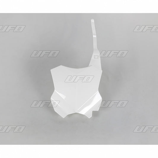 UFO Front number plate KX250F 17-.. KX450F 16-.. White 047