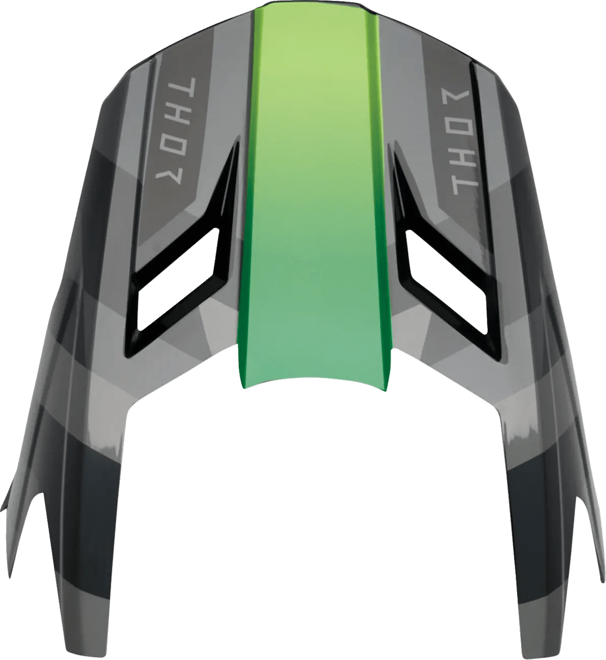 THOR Youth Fleet helmklep – Camber Zwart/Groen