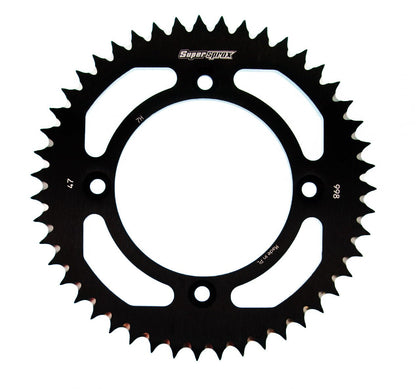 Supersprox Rear Sprocket Alu RAL-998:47 Black – RAL-998:47-BLK