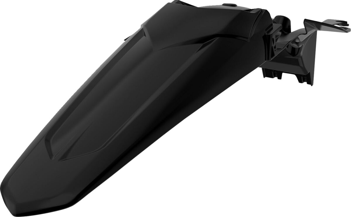 POLISPORT achterspatbord van polypropyleen, glanzend zwart — voor o.a. YAMAHA YZ 250 F (2019–2023) - MxProStoreParts