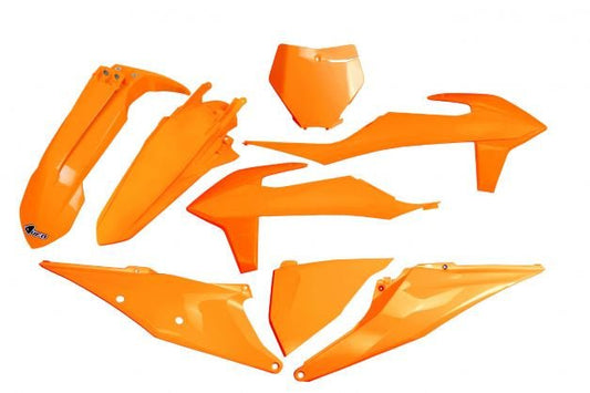 Kit de plástico UFO Flou naranja KTM SX/SX-F 125-450 19-22