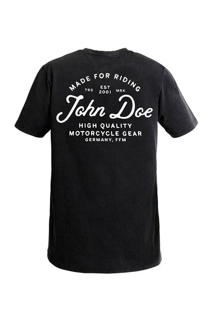 JOHN DOE JD Lettering T-shirt zwart, maat S - MxProStoreParts
