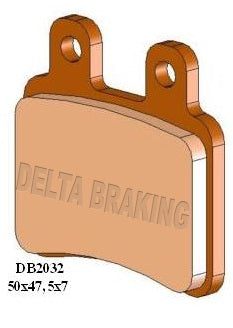 Delta Braking Voor of Achter remblokken DB2032 type SR-N