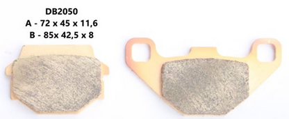 Delta Braking Voor / Achter remblokken DB2050 Type D