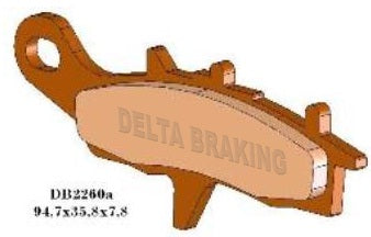 Delta Braking Sintered Voor remblokken DB2260 type N
