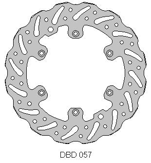 Delta Braking voor remschijf ( 260mm ) Type G Beta RR 250/300 2T 13-18 & RR 350/450/498 4T 13-18 & RR 430/480 15-18