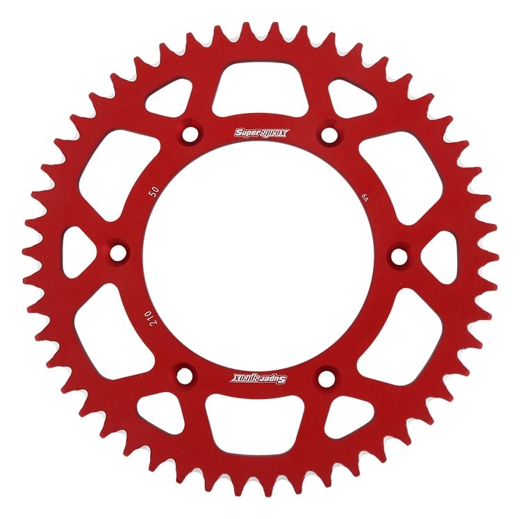 Supersprox Alu Rear sprocket HO CR/CRF Red 50 – RAL-210:50-RED