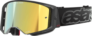 Alpinestars Supertech Vista Goggle – Schwarz / Spiegelgold