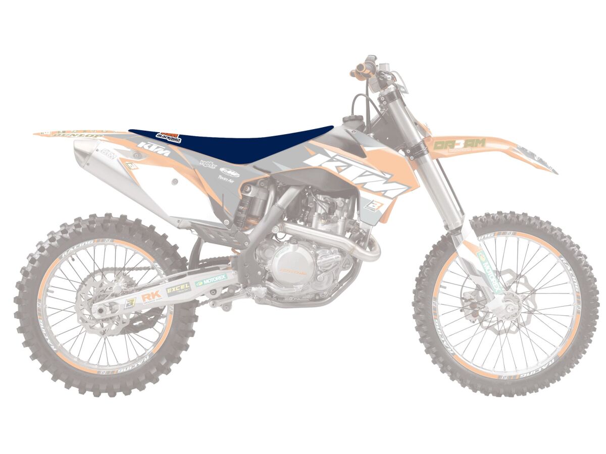 BLACKBIRD RACING Blue Moon blauwe zadelhoes — voor o.a. KTM EXC 125 (2012–2016)