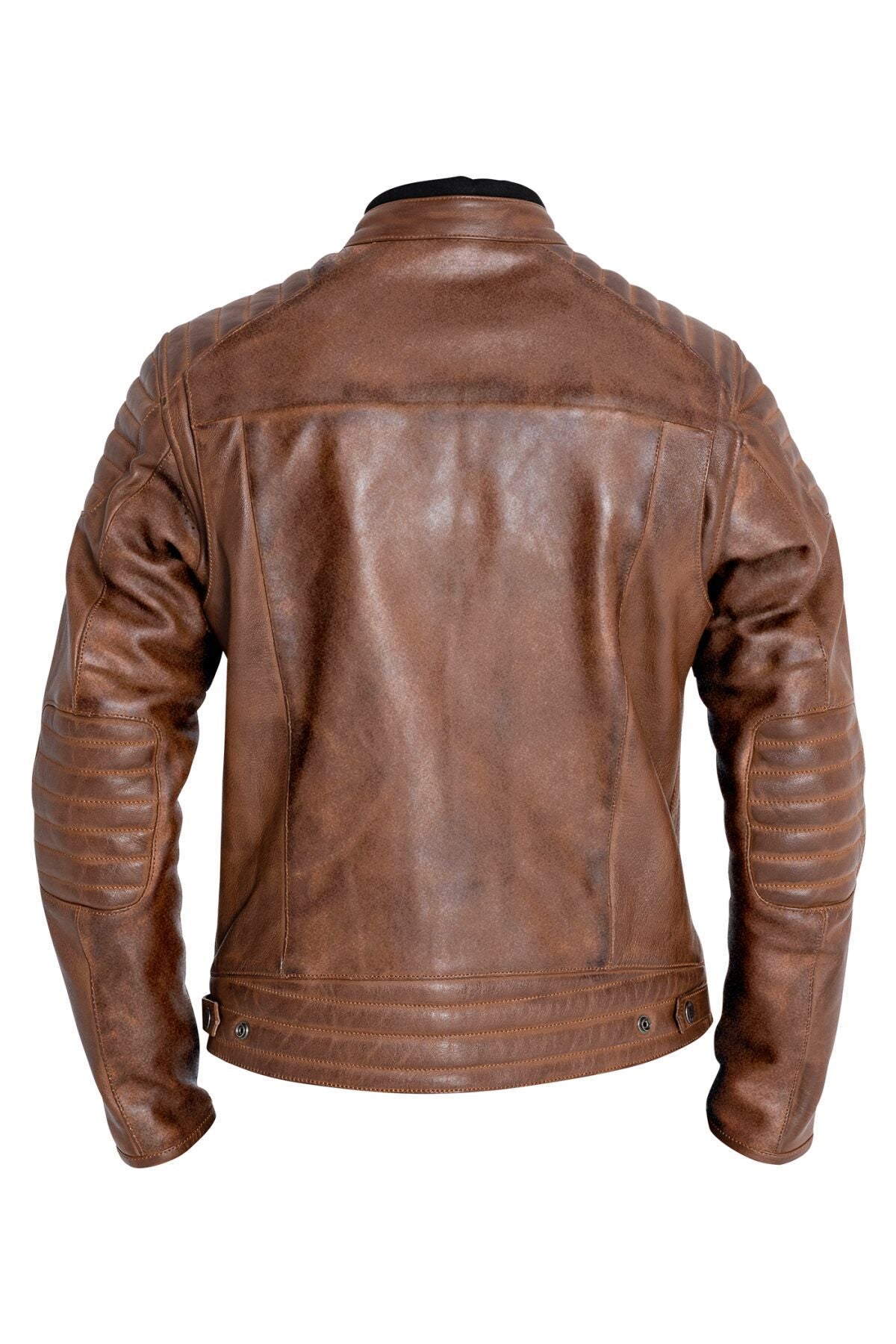 JOHN DOE leren herenjas bruin, maat S